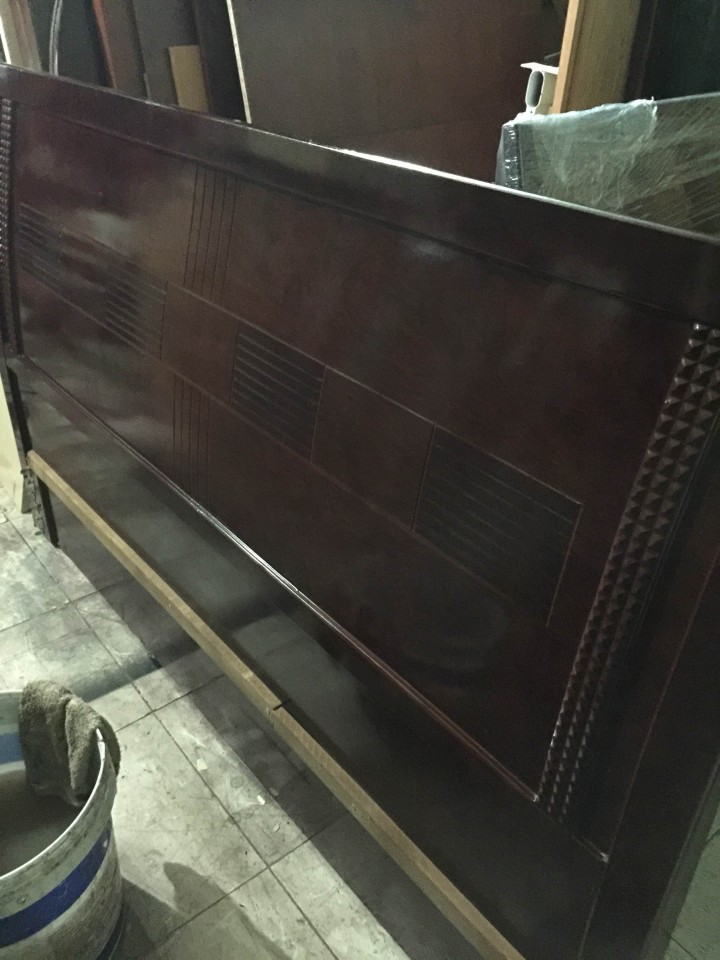 Thanh lý 3 giường mdf nâu